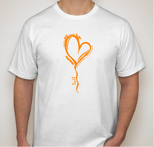 Self-Love Heart Fundraiser - unisex shirt design - front