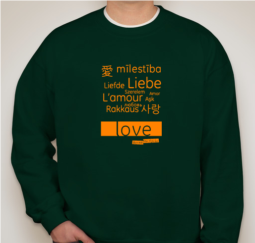 Languages of Love Fundraiser - unisex shirt design - front