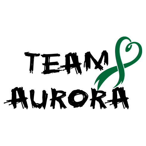 TEAM Aurora transplant shirt design - zoomed