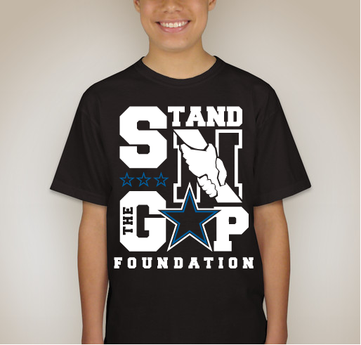 Stand N The Gap - Teens, Officers, and Sports Initiative Fundraiser - unisex shirt design - back