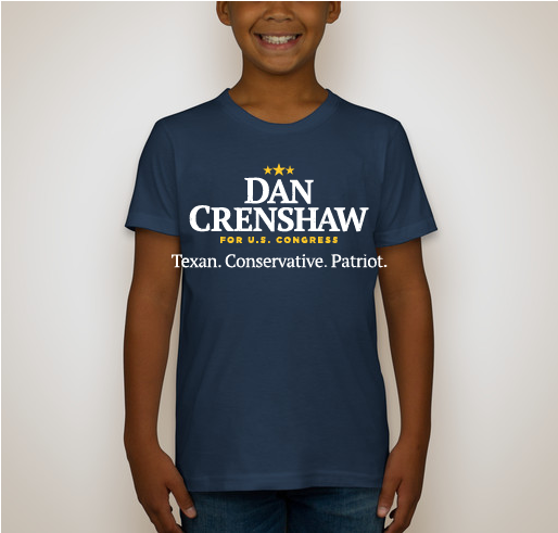 Dan Crenshaw for Congress Fundraiser - unisex shirt design - back