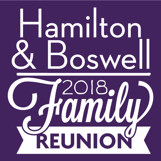 The Hamilton Boswell Family Reunion Banquet shirt design - zoomed