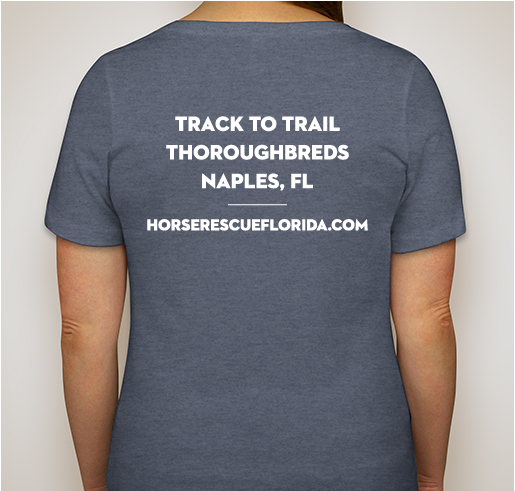 Track to Trail Short Sleeve T Fundraiser - unisex shirt design - back