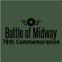 Battle of Midway 76th Commemoration Caps shirt design - zoomed