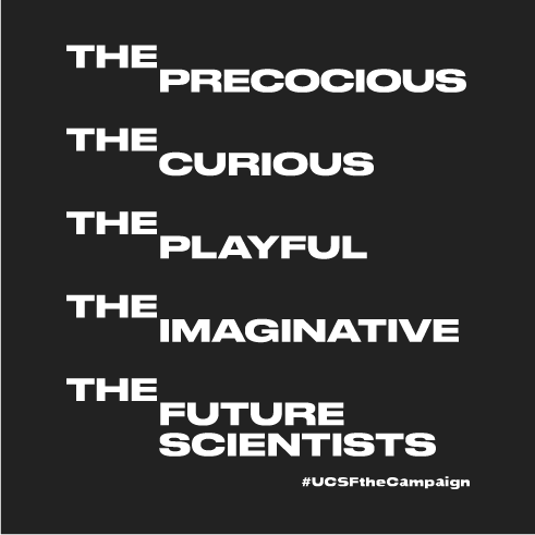 UCSF: The Future Scientists shirt design - zoomed