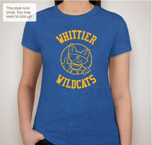 Whittier School Spirit Wear Drive Fundraiser - unisex shirt design - front