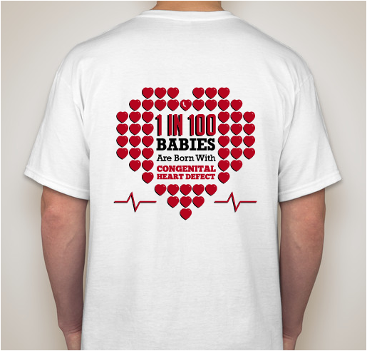 Miranda 2nd Birthday - to Benefit Children's Heart Foundation Fundraiser - unisex shirt design - back