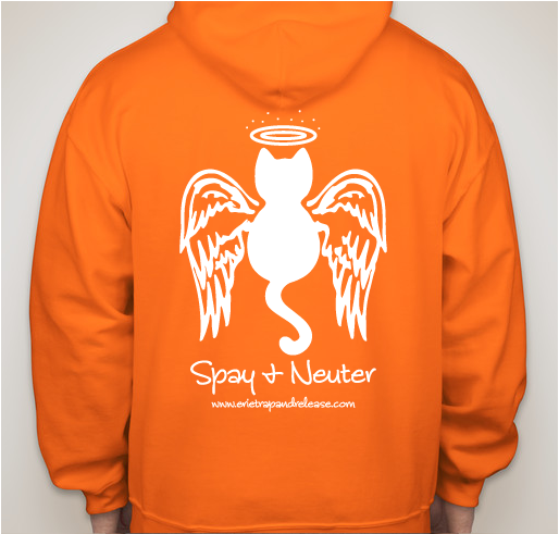 Helping the Feral Cats and Kittens Fundraiser - unisex shirt design - back