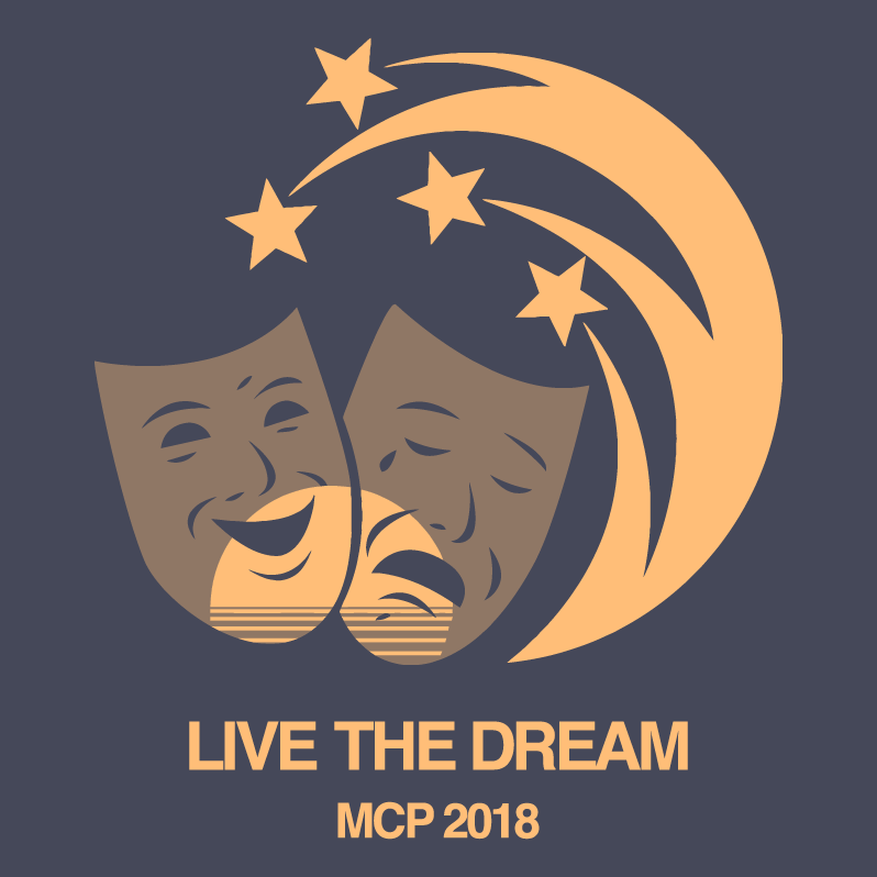 Mason Community Players "Live The Dream" Shirt shirt design - zoomed