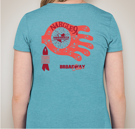 Nargle 9K Fundraiser - unisex shirt design - back