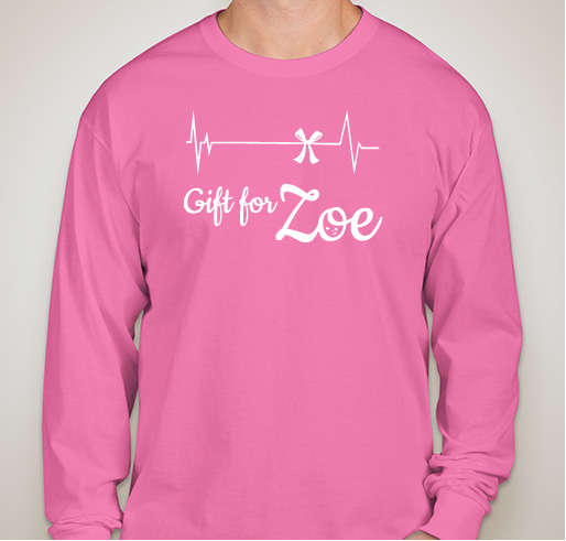 Gift for Zoe Fundraiser - unisex shirt design - front