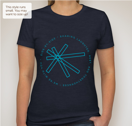 Side-by-Side Fundraiser - unisex shirt design - front