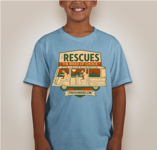 Make Rescues The Breed Of Choice Fundraiser - unisex shirt design - back