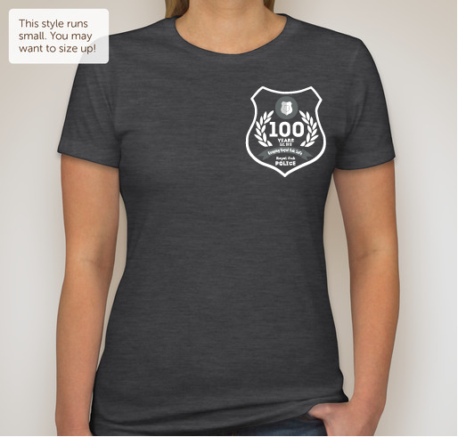 Royal Oak Police: A Century of Service Fundraiser - unisex shirt design - front