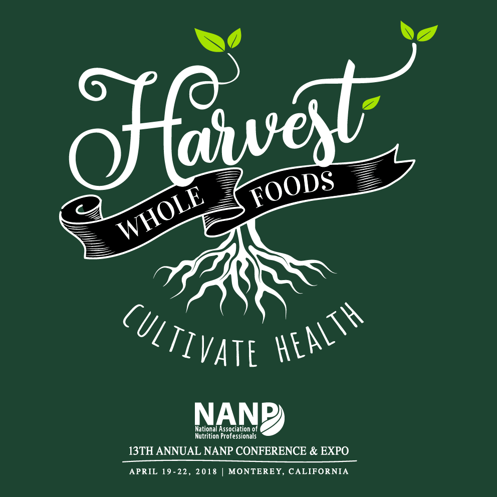NANP – Harvesting Whole Foods – Cultivating Health shirt design - zoomed