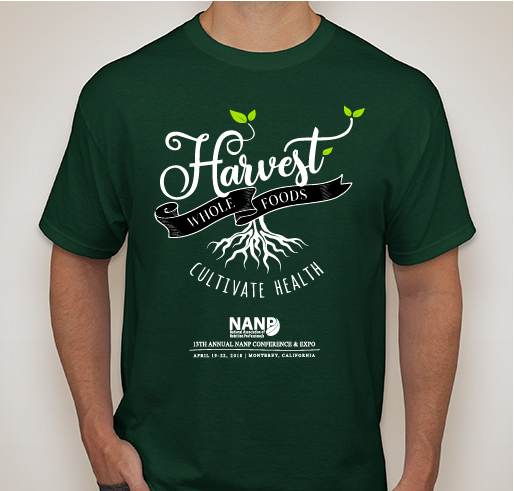 NANP – Harvesting Whole Foods – Cultivating Health Fundraiser - unisex shirt design - front