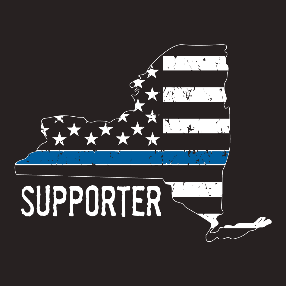 Fundraising campaign for participation in the 2018 Police Unity Tour in honor of fallen officers shirt design - zoomed
