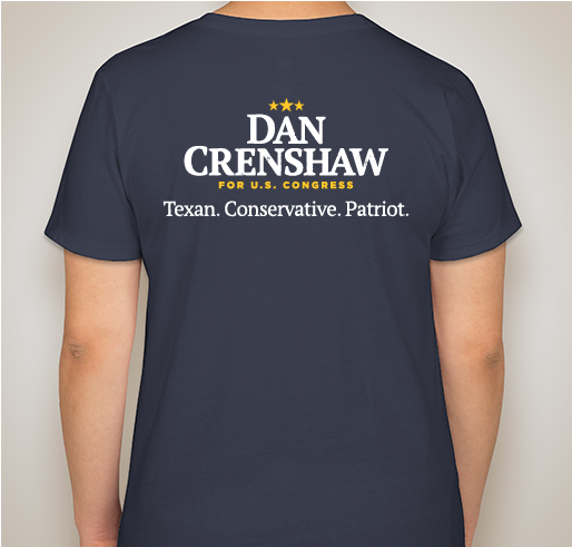 Dan Crenshaw for Congress Fundraiser - unisex shirt design - back