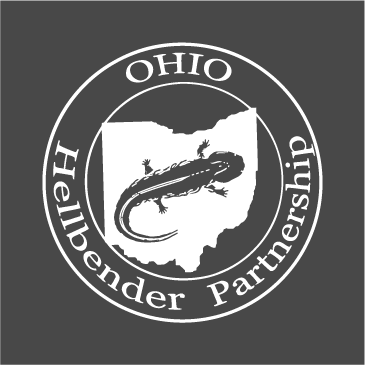 Ohio Hellbender Partnership shirt design - zoomed
