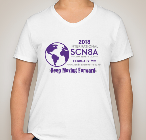 International SCN8A Awareness Day 2018 Fundraiser - unisex shirt design - front