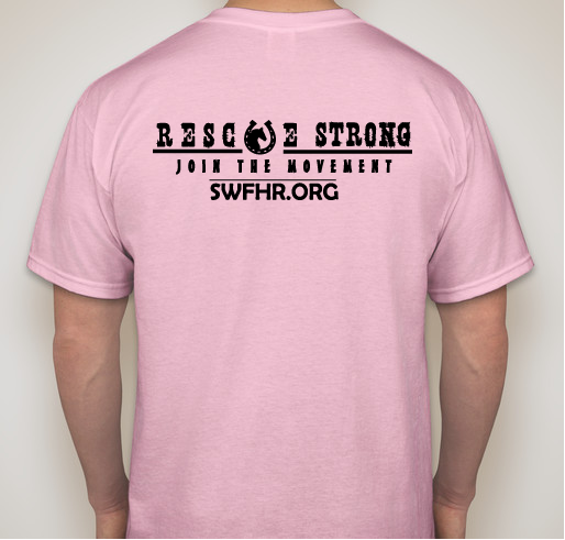 Rescue Strong (relaunch) - SWFHR 003r Fundraiser - unisex shirt design - back