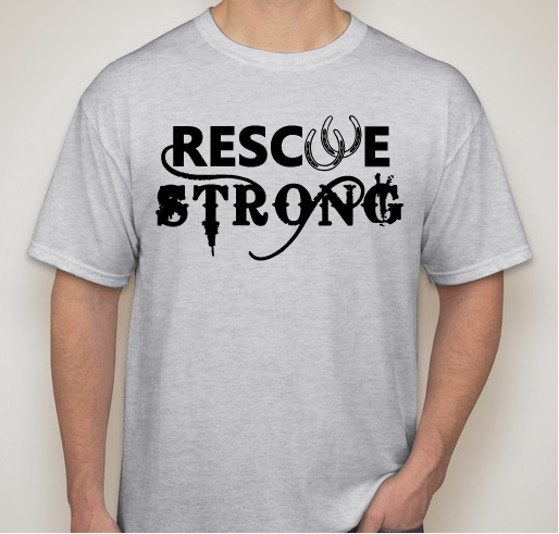Rescue Strong (relaunch) - SWFHR 003r Fundraiser - unisex shirt design - front