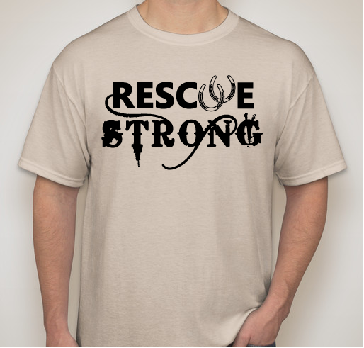 Rescue Strong (relaunch) - SWFHR 003r Fundraiser - unisex shirt design - front