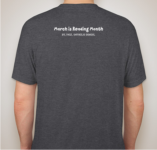 March is Reading Month- United Through Reading Fundraiser - unisex shirt design - back