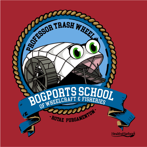Bogports School of Wheelcraft & Fisheries shirt design - zoomed