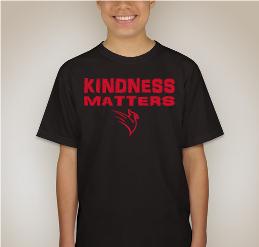 Kindness Matters at LMS Nation Fundraiser - unisex shirt design - back