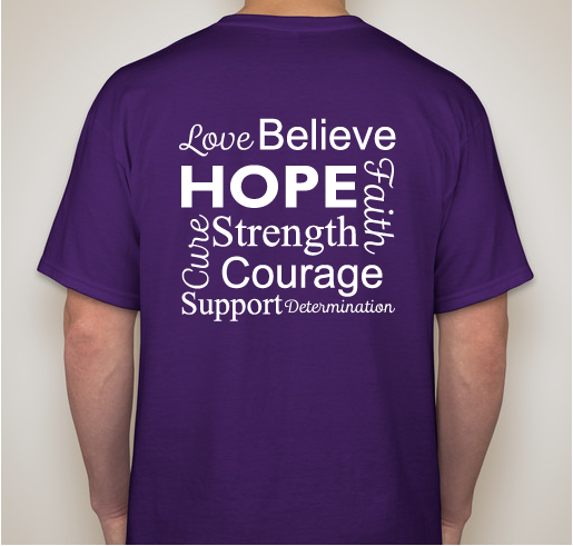Russell C. Support Fundraiser - unisex shirt design - back