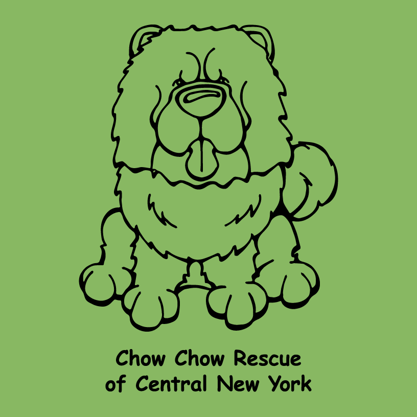 We are raising money for Cecilia and Ginny two Senior Chows with many health issues. shirt design - zoomed