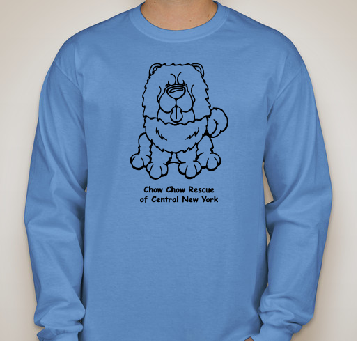 We are raising money for Cecilia and Ginny two Senior Chows with many health issues. Fundraiser - unisex shirt design - front