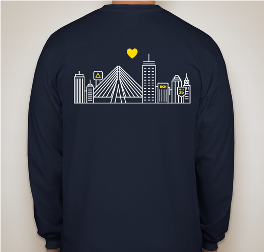 2018 Boston Marathon Miles for Miracles Fundraiser! Fundraiser - unisex shirt design - back