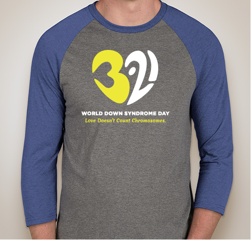World Down Syndrome Day T-shirts for Down Syndrome Diagnosis Network Fundraiser - unisex shirt design - front