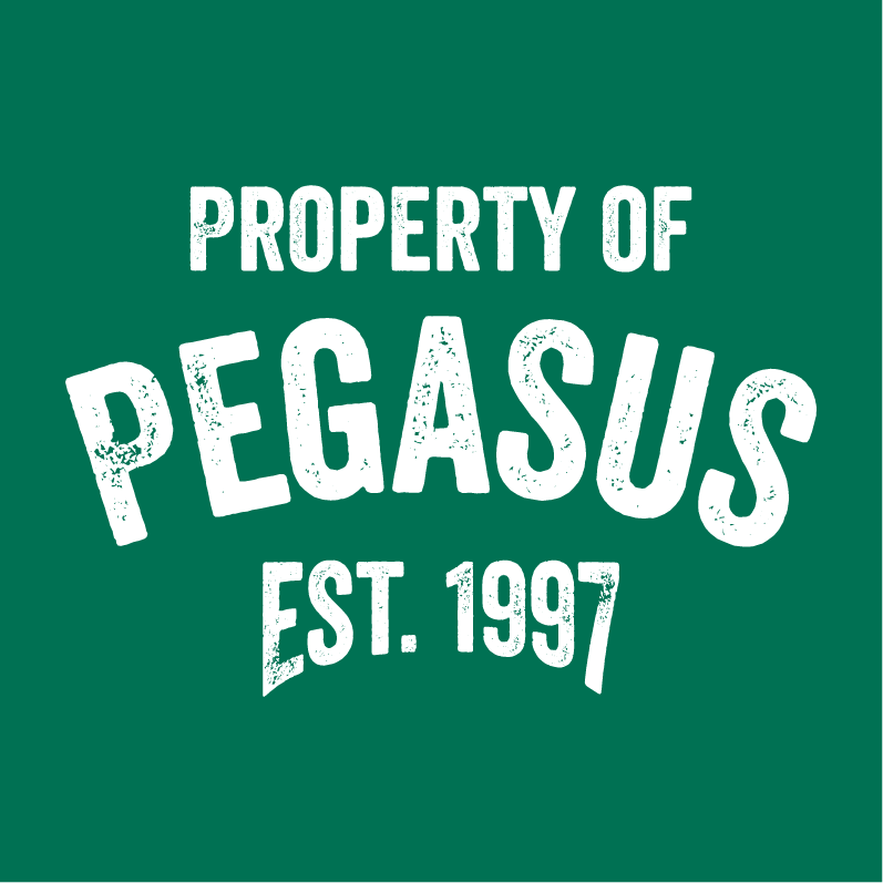 Pegasus Parent Guild T-Shirt Fundraiser shirt design - zoomed