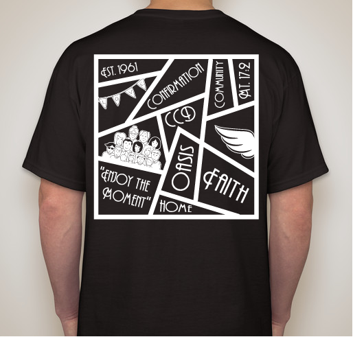 Oasis takes LA Youth Day Fundraiser - unisex shirt design - back