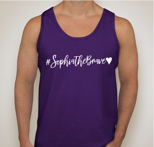 Sophia The Brave Fundraiser - unisex shirt design - front