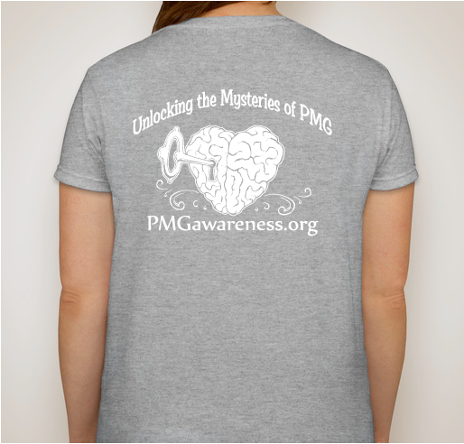 PMG Awareness TShirt Campaign Fundraiser - unisex shirt design - back
