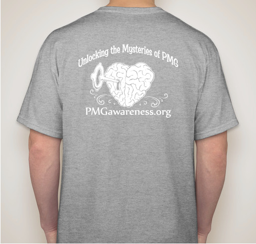 PMG Awareness TShirt Campaign Fundraiser - unisex shirt design - back