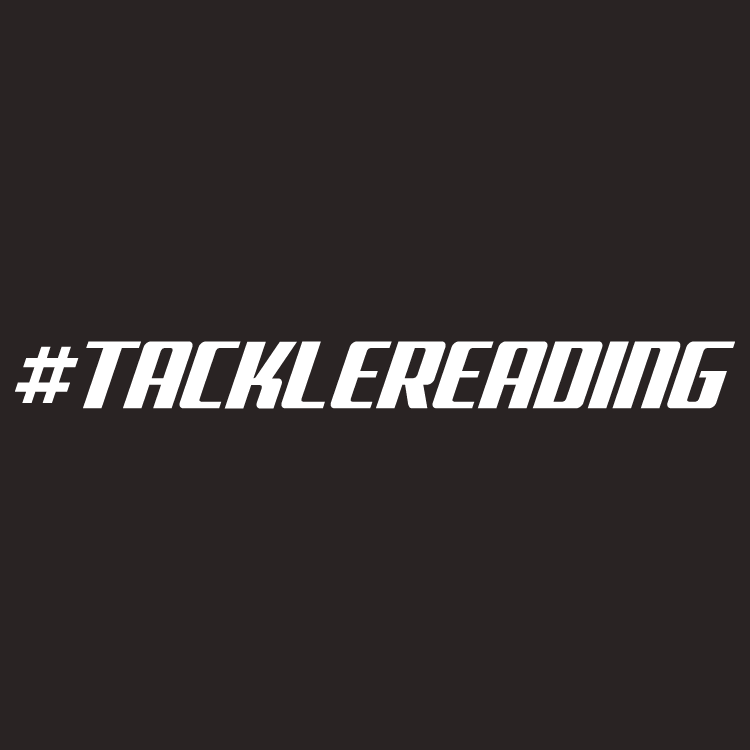 Tackle Reading shirt design - zoomed
