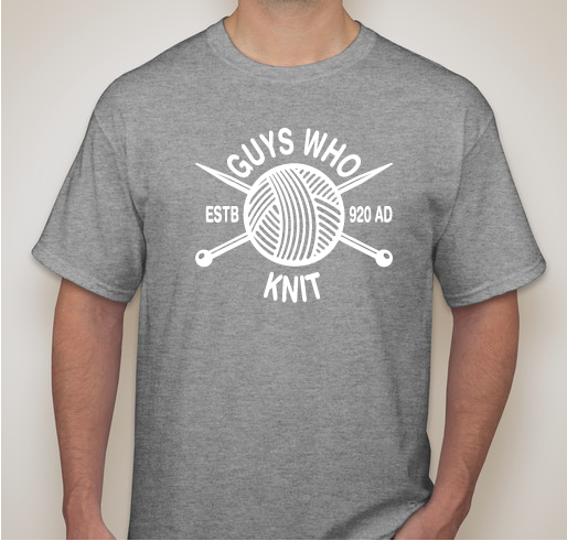 Great Lakes Men's Knitting Retreat Scholarship Fund Fundraiser - unisex shirt design - front