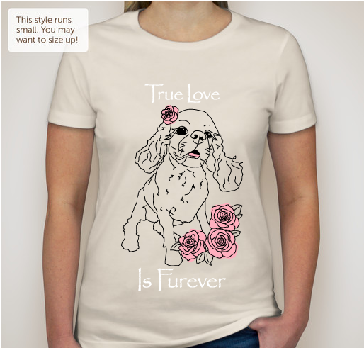 True Love Is Furever with Second Chance Cocker Rescue Fundraiser - unisex shirt design - front