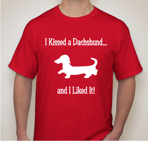 Dachshund Kisses Fundraiser - unisex shirt design - front