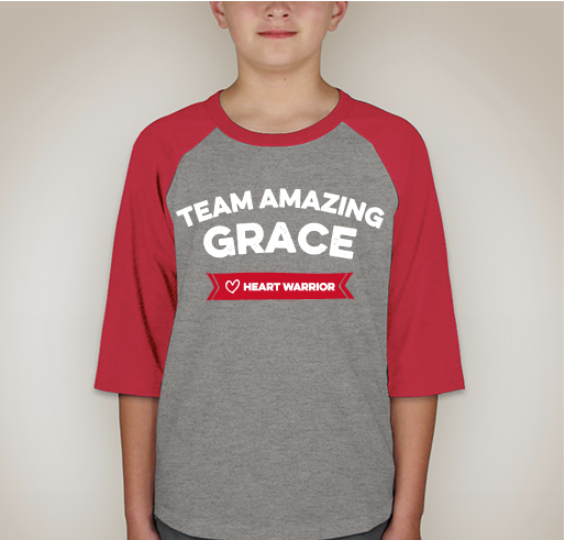 Wear Red for Grace! Fundraiser - unisex shirt design - front