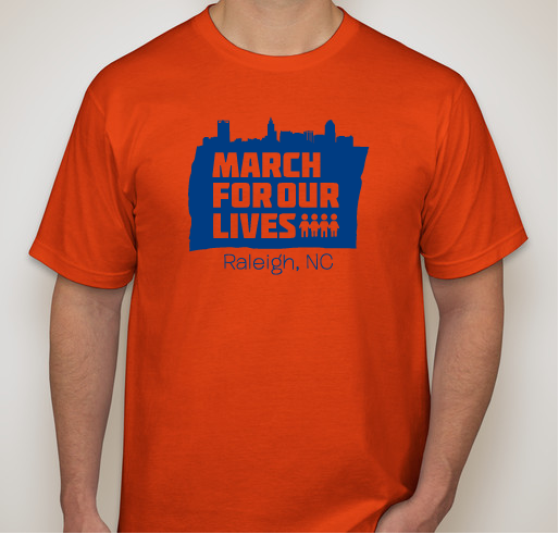 March For Our Lives - Raleigh Fundraiser - unisex shirt design - front