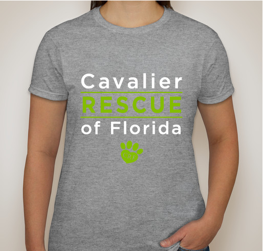 Cavalier Rescue of Florida 2018 Fundraiser - unisex shirt design - front