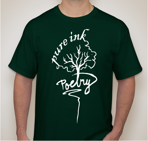 Pure Ink Poetry Fundraiser - unisex shirt design - front