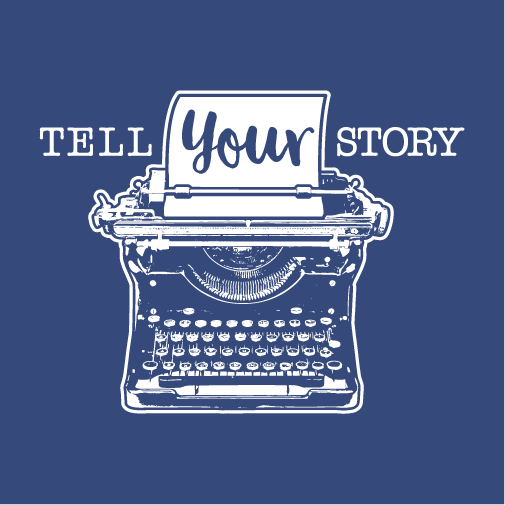Tell Your Story - Unisex Tees shirt design - zoomed