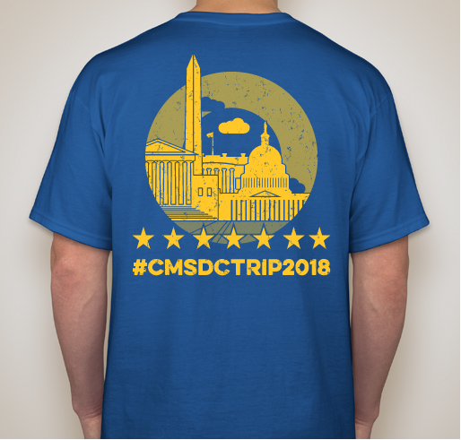 8th Grade D.C. Trip Fundraiser - unisex shirt design - back
